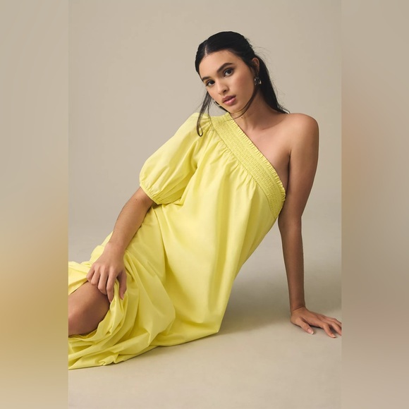 Anthropologie Maeve One-Shoulder Maxi Dress - Picture 2 of 11